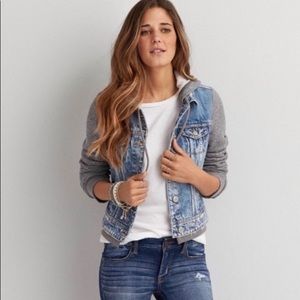 Hooded Jean Jacket